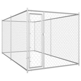 Outdoor Dog Kennel 150.4"x75.6"x72.8"