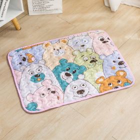 Dog Mat For Sleep Cotton Non-slip (Option: Pet Non Slip Mat Big Bear-40cmx30cm)