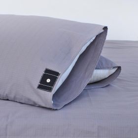 Grounding Gas Silver Fiber Cotton Pillowcase (Option: grey-50 76 Cm British Standard)