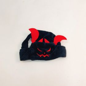 Halloween Pet Hat Bat Pumpkin Funny (Option: Demon Bat Hat Black-30cm)